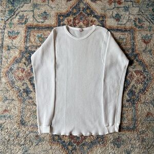 Vintage 70s J.P Morgan Thermal Long Sleeve Shirt Size XXS